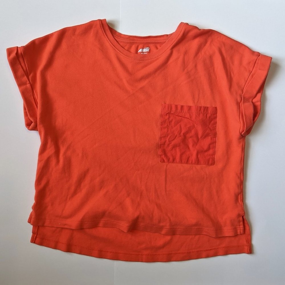 AVIA Orange Women's Small Short Sleeve Pocket T-shirt